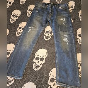 Goodfellow & Co Blue Slim Distressed Jeans